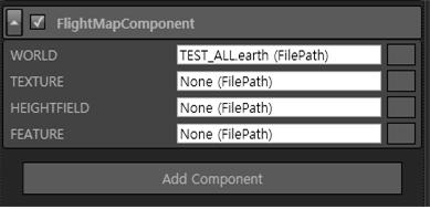 그림 100 Flight Map 컴포넌트 속성 설정