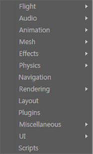 그림 13 Component Menu 구성