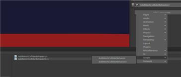 그림 140 물리엔진 스크립트 연결