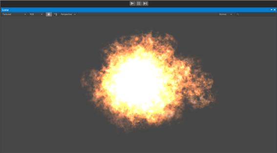 그림 52 Particle 컴포넌트 기능 확인