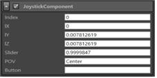 그림 73 조이스틱 컴포넌트